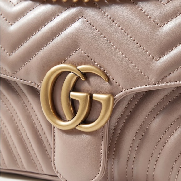 ✨ NEW GUCCI GG Marmont small quilted leather shoulder bag - Picture 8 of 10